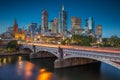 City of Melbourne. Royalty Free Stock Photo