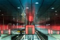 City metro station Hamburg with play of light