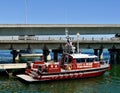 City of Miami Fire and Rescue boat Royalty Free Stock Photo