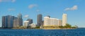 City of Miami, Florida downtown panorama Royalty Free Stock Photo