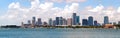 City of Miami, Florida downtown panorama Royalty Free Stock Photo