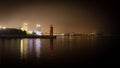 City of Milwaukee Skyline at night Royalty Free Stock Photo