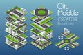 City module creator Royalty Free Stock Photo