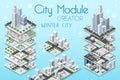 City module creator Royalty Free Stock Photo