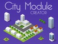 City module creator Royalty Free Stock Photo