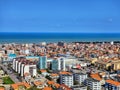 the city of Montesilvano seen from above Royalty Free Stock Photo