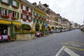 City of Morat also called Murten, main street