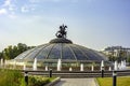 City the Moscow ,the Monument, the sculpture of George.Russia.