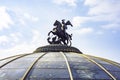 City the Moscow . the Monument, the sculpture of George.