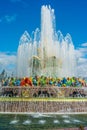 The Stone flower fountain is one of the three main fountains of VDNH. Created for the opening of VDNH in 1954 in Moscow