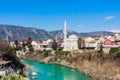 City of Mostar on the Neretva River, Royalty Free Stock Photo