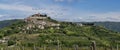 City Motovun on top of the hill on Istria