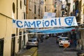 the city of Naples celebrates the euphory for the SerieA title back to the city 33 years after Maradona