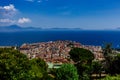 City of Naples, Italy and the Gulf of Naples Royalty Free Stock Photo