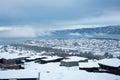 City of Narvik, Norway in winter. Royalty Free Stock Photo
