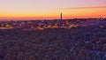 The city of Nefta at sunset, Tunisia Royalty Free Stock Photo