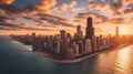 City that never sleeps: chicago Royalty Free Stock Photo
