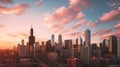 City that never sleeps: chicago Royalty Free Stock Photo