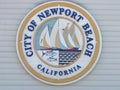 City of Newport beach sign