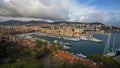 City of Nice harbor Royalty Free Stock Photo