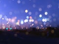 city night blurred light urban background Royalty Free Stock Photo