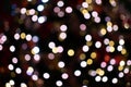 City night light blur bokeh , defocused background Royalty Free Stock Photo