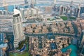 City from the observation deck Burj Khalifa Royalty Free Stock Photo