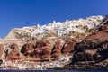 City of Oia on Santorini / Thira Royalty Free Stock Photo