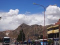 The city of Oruro, located at an altitude of 3,700 meters in the mountains of western Bolivia