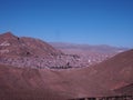 The city of Oruro, located at an altitude of 3,700 meters in the mountains of western Bolivia