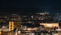 The city of Oslo, the capital of Norway, night photos Royalty Free Stock Photo