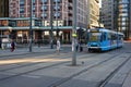 The city of Oslo has an extensive transportation infrastructure system Royalty Free Stock Photo