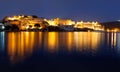 City Palace at night, Udaipur, Rajasthan, India. Royalty Free Stock Photo