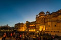 City Palace Udaipur (in evening), India