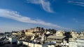 The City palace of Udaipur. The king stll lives here Royalty Free Stock Photo