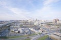 City panorama of Cincinnati, OH viewed from Covington, KY