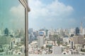 City panorama / downtown Bangkok skyline