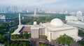 City panorama with Istiqlal Mosque