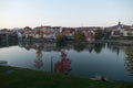 City panorama of maribor in slovenia