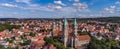 City panorama of Naumburg in Saxony-Anhalt