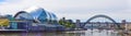 City panorama of Newcastle. Royalty Free Stock Photo