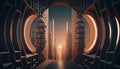 City in a parallel dimension. Generative AI