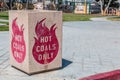 City Park Hot Coals Disposal Receptacle