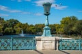 The City Park is a public park one of Hungary`s World Heritage sites in Budapest. Royalty Free Stock Photo