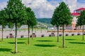 City park in Sochi in summer