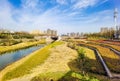 City Park in spring, Yannan Park in the southern suburb of Xi`an, Shaanxi Province, China