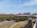 City Park in spring, Yannan Park in the southern suburb of Xi`an, Shaanxi Province, China