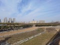 City Park in spring, Yannan Park in the southern suburb of Xi`an, Shaanxi Province, China Royalty Free Stock Photo