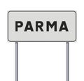 City of Parma road sign