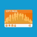 City pass. Bus, train, subway,